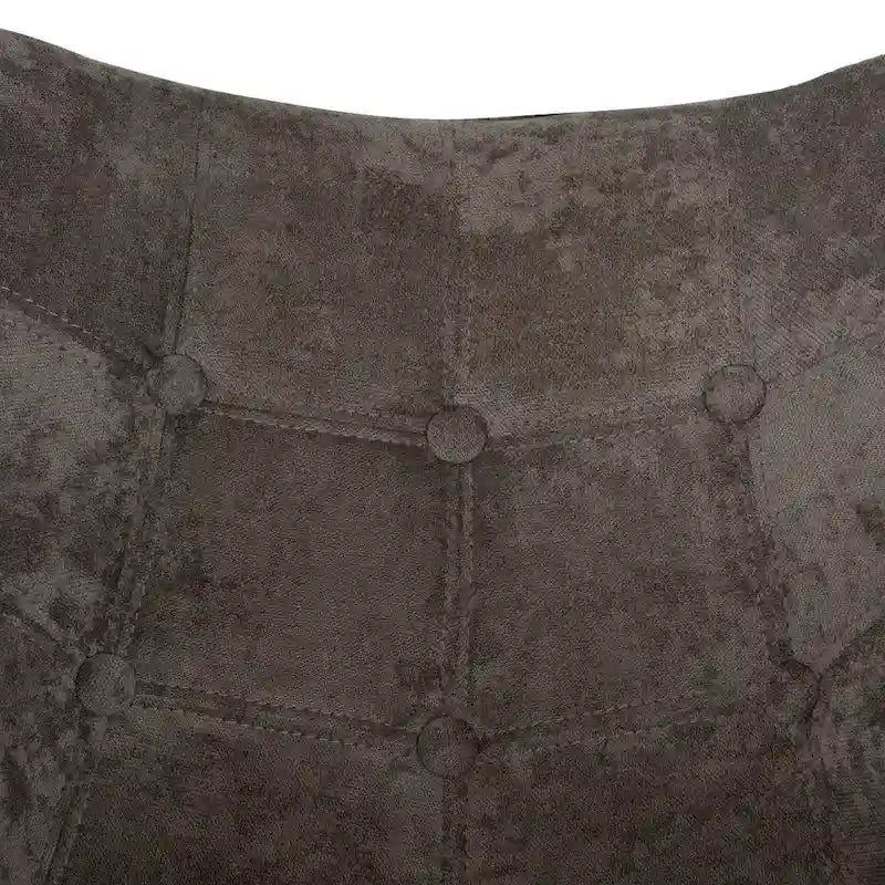 Fauteuil à bascule moderne en velours - Fauteuil d'appoint du milieu du siècle pour salon, chambre à coucher, intérieur et extérieur
