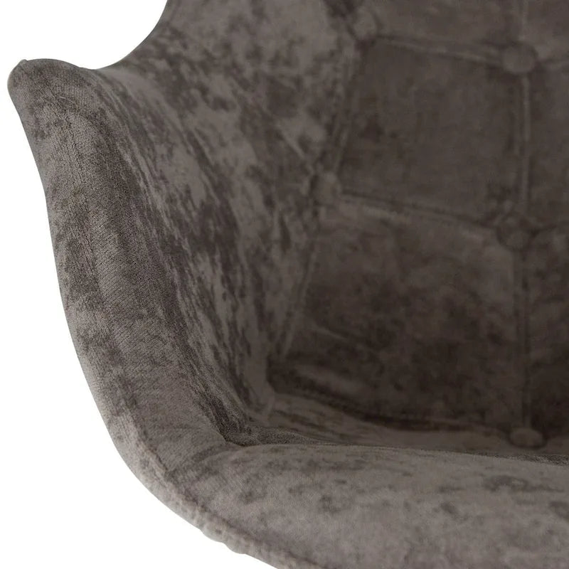 Fauteuil à bascule moderne en velours - Fauteuil d'appoint du milieu du siècle pour salon, chambre à coucher, intérieur et extérieur