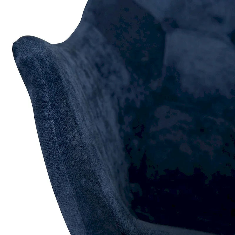 Fauteuil à bascule moderne en velours - Fauteuil d'appoint du milieu du siècle pour salon, chambre à coucher, intérieur et extérieur