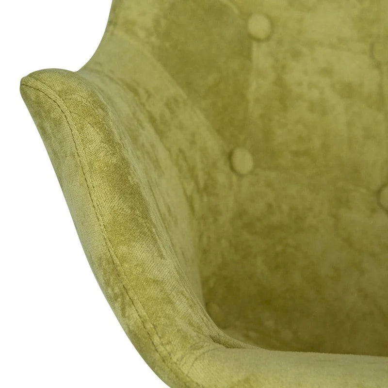 Fauteuil à bascule moderne en velours - Fauteuil d'appoint du milieu du siècle pour salon, chambre à coucher, intérieur et extérieur