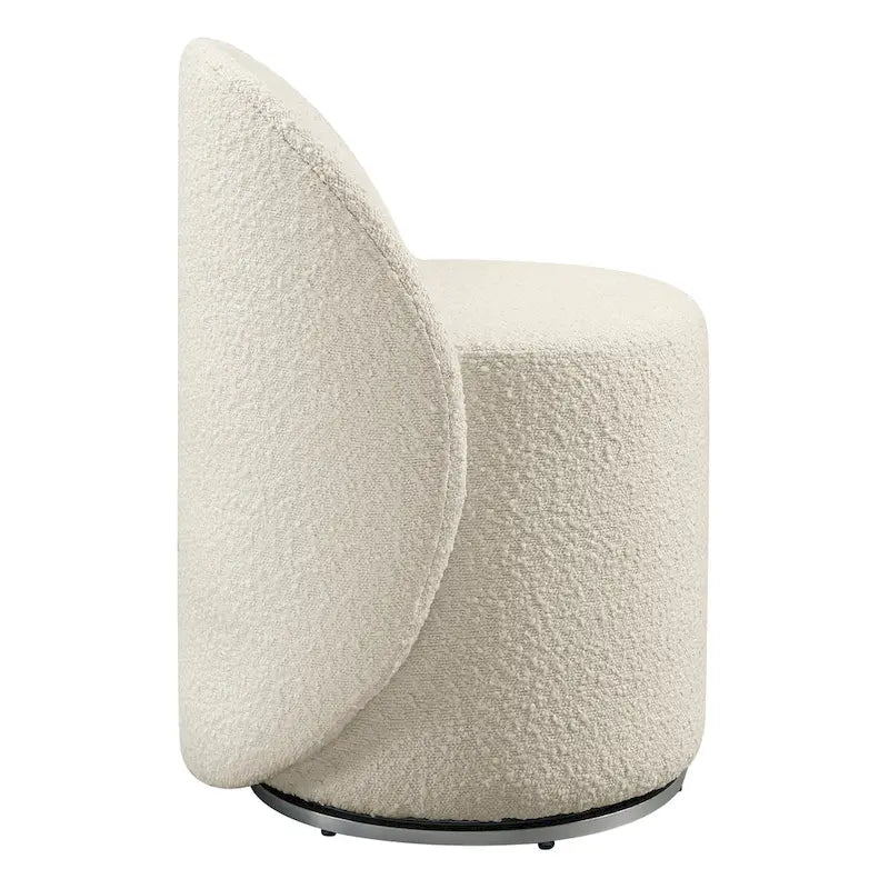 Chaise de vanité pivotante