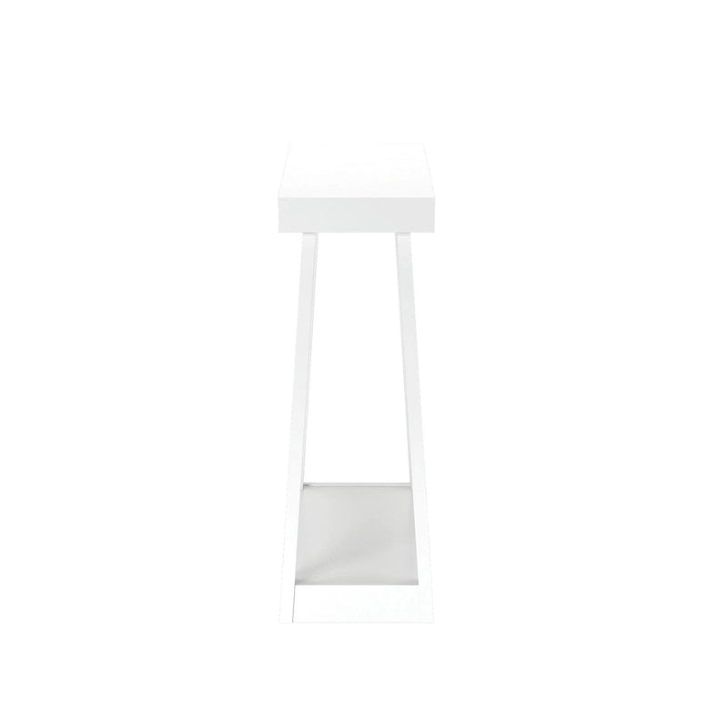 Console classique Plank et Beam avec étagère - 46