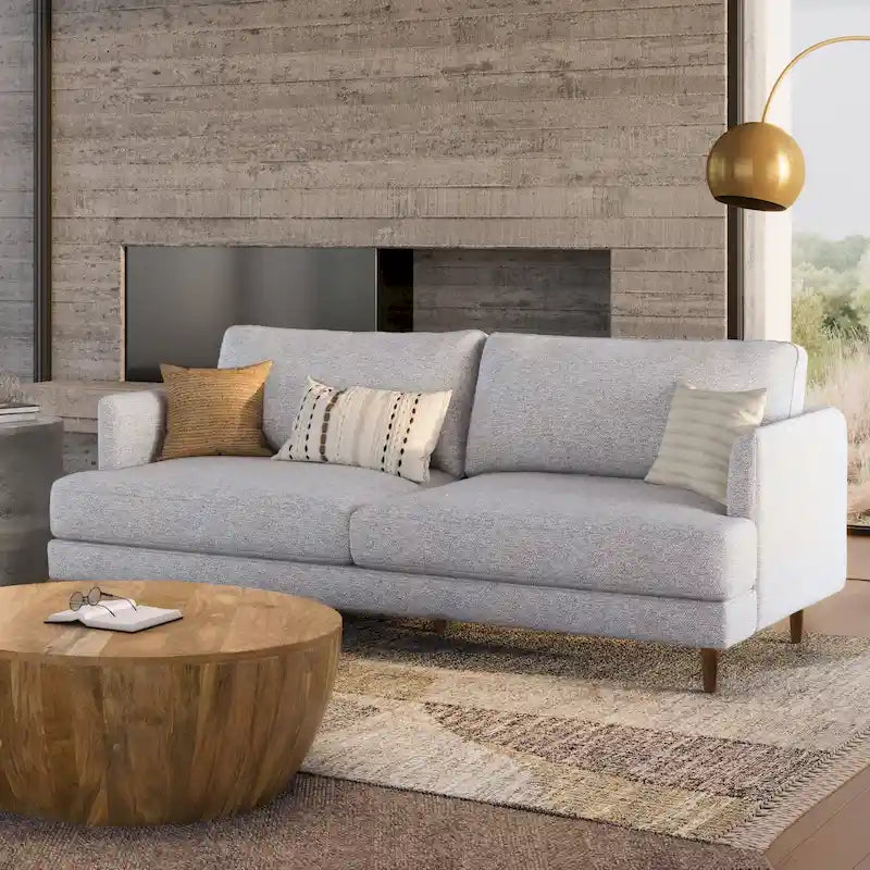 Canapé moderne du milieu du siècle de 76 pouces de large