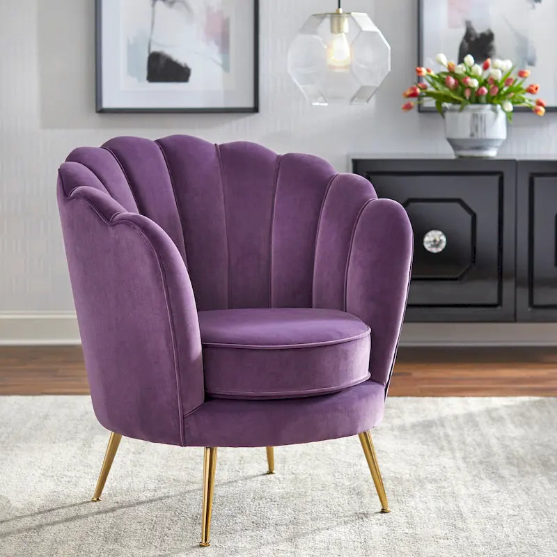 Chaise à dossier coquille