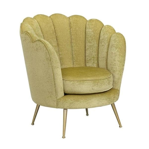 Chaise à dossier coquille