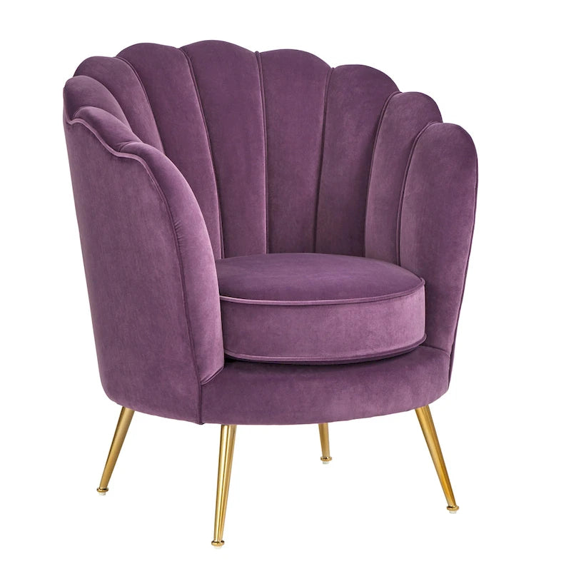 Chaise à dossier coquille