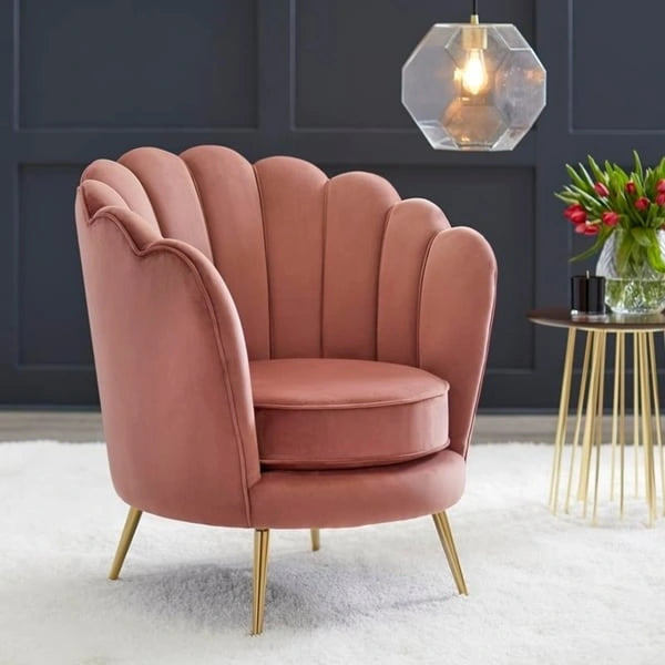 Chaise à dossier coquille