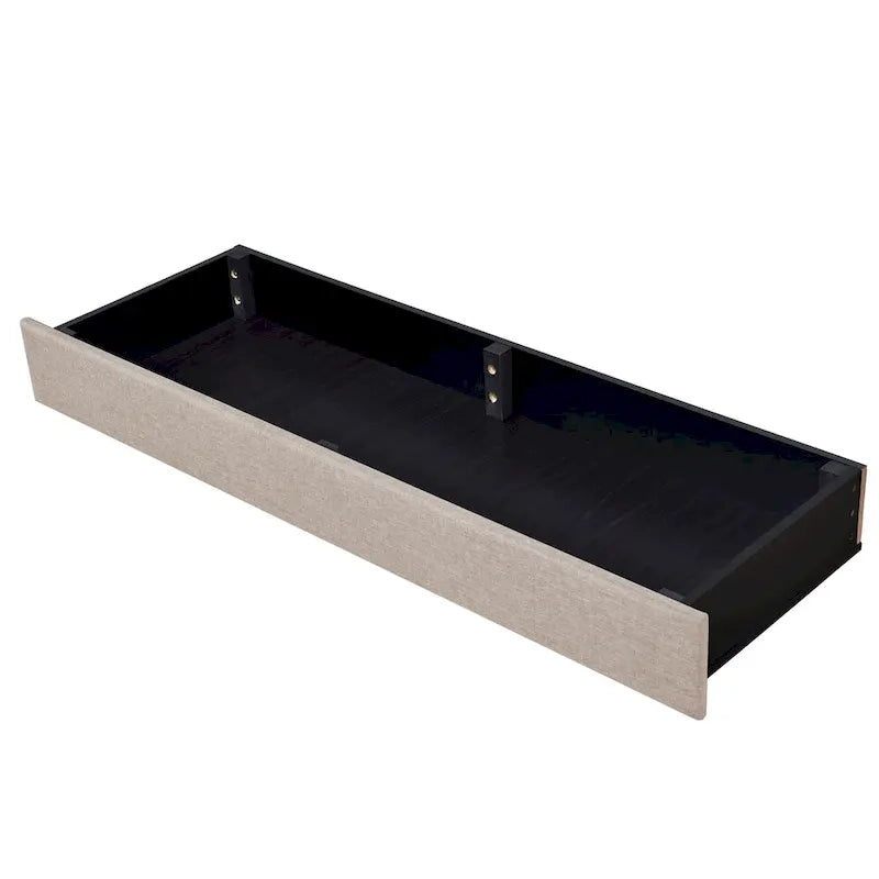 Lit Queen Size avec 3 tiroirs de rangement