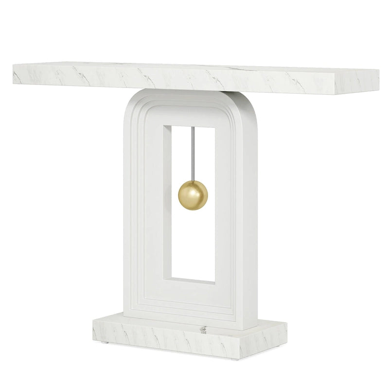39.5 pouces, table console étroite, table d'appoint de couloir pour entrée