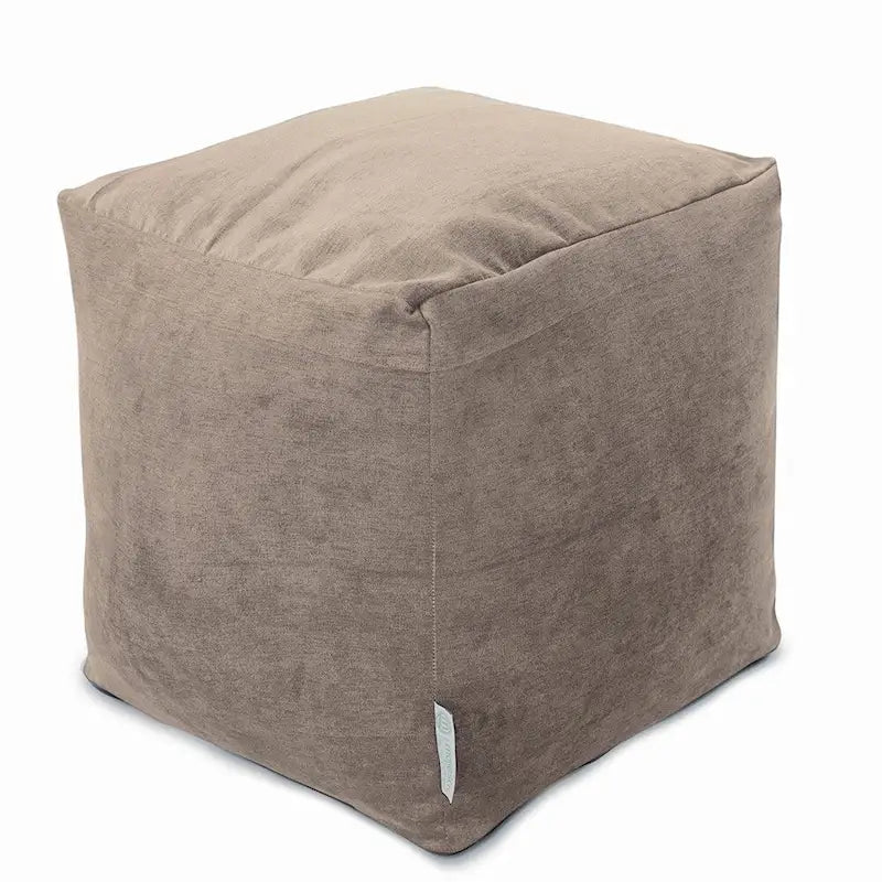 Pouf cube d'intérieur ottoman