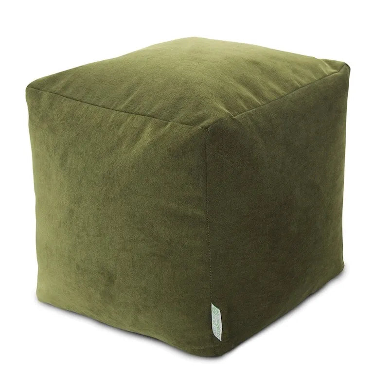 Pouf cube d'intérieur ottoman