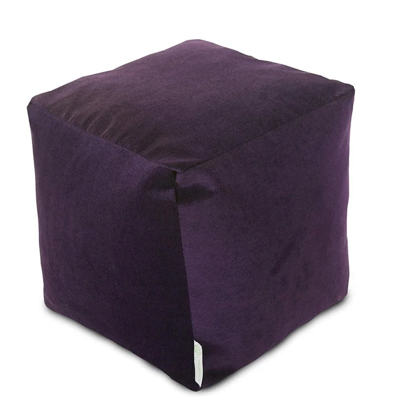 Pouf cube d'intérieur ottoman