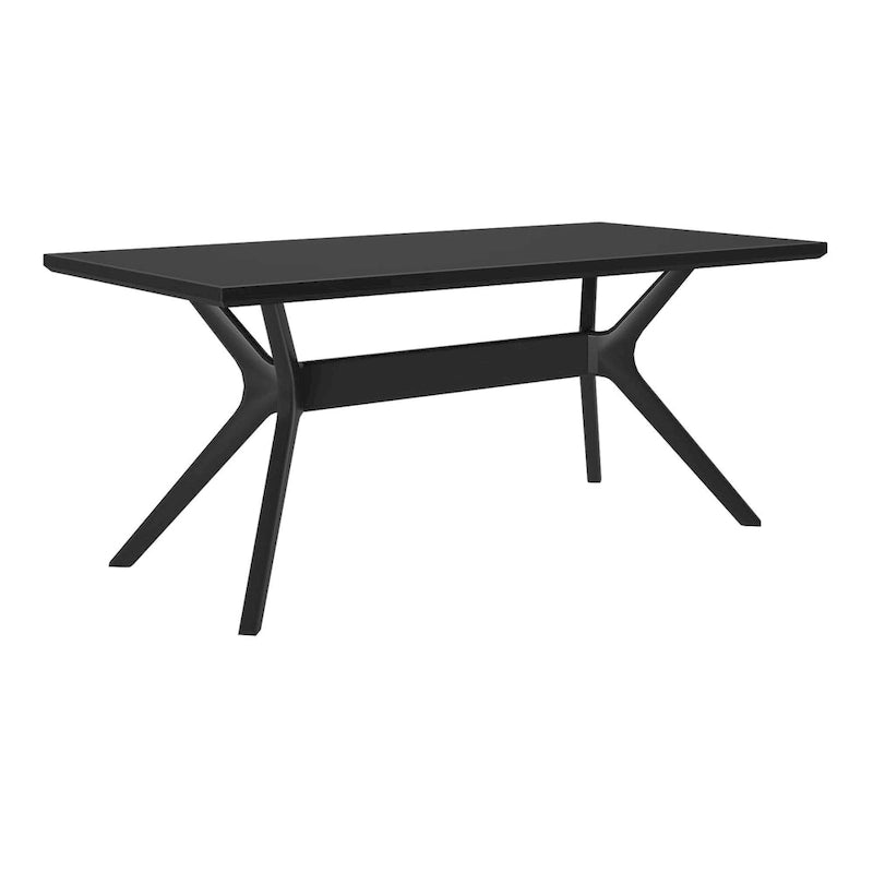Table à manger rectangulaire avec pieds croisés - 72