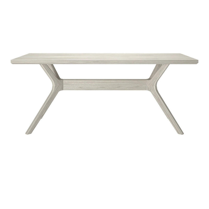 Table à manger rectangulaire avec pieds croisés - 72