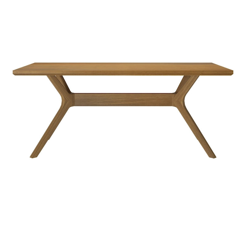 Table à manger rectangulaire avec pieds croisés - 72