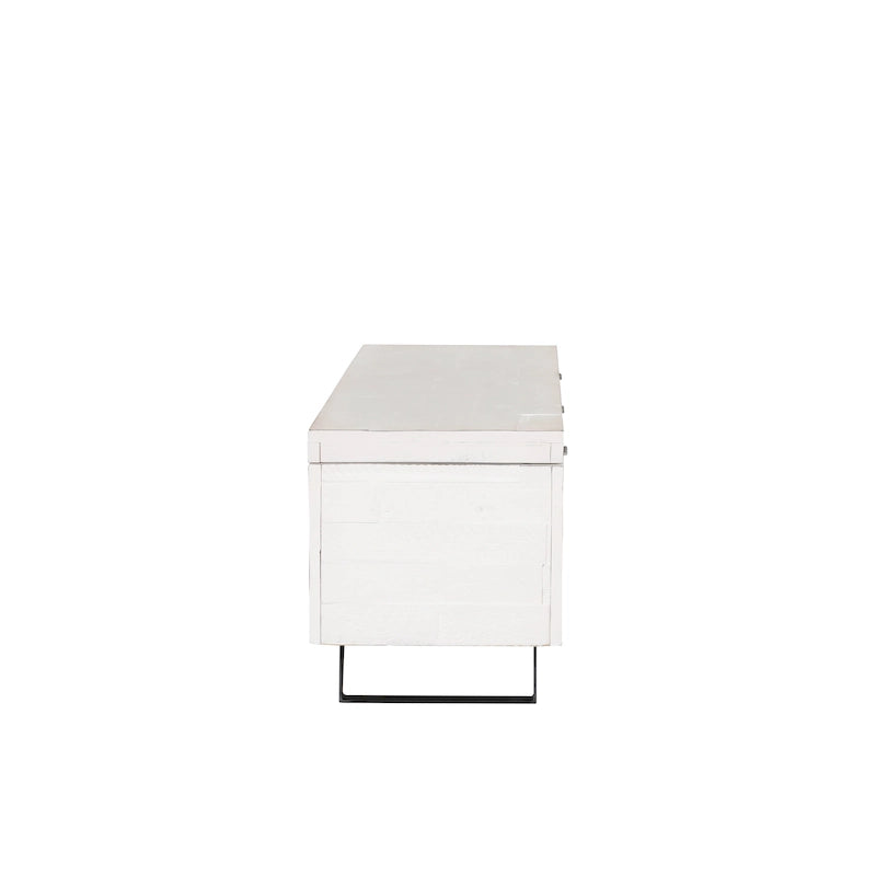 Banc de rangement Broadmore en bois d'acacia de 46 pouces