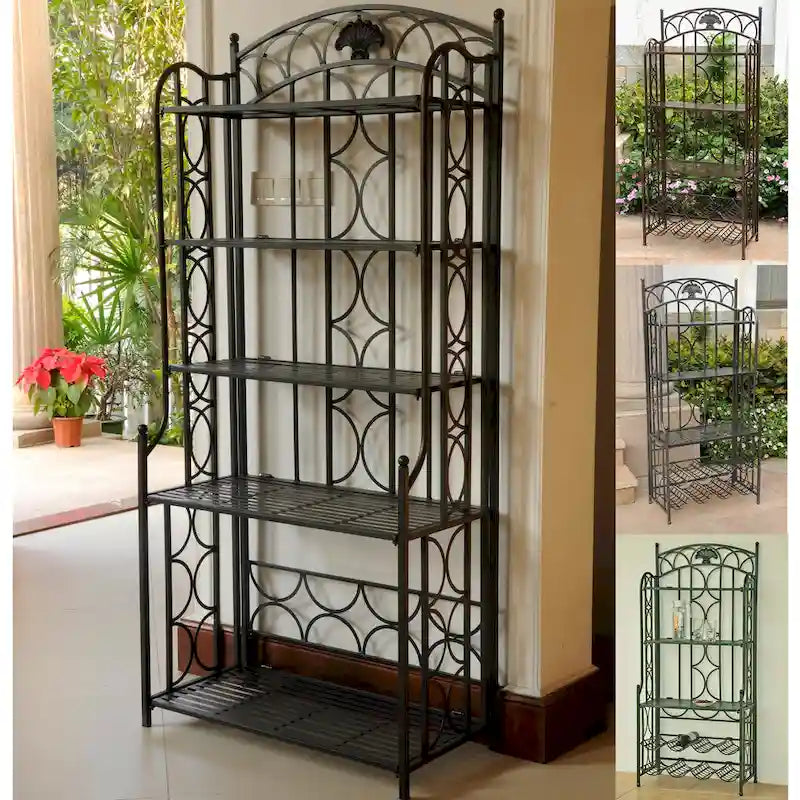 Étagère de boulanger Mandalay en fer à 5 niveaux