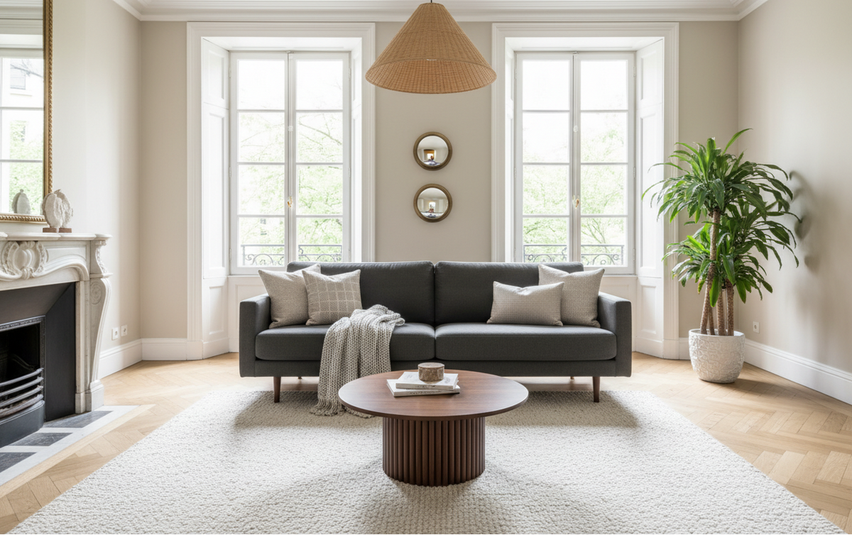 Dark Sofa as Hero